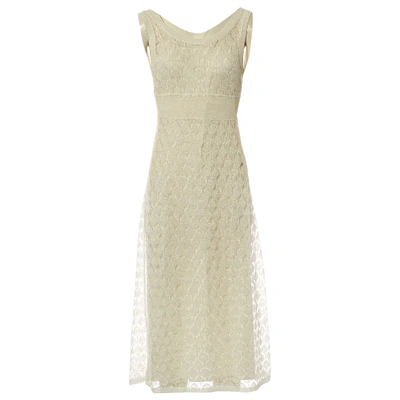 Pre-owned Missoni Mid-length Dress In White