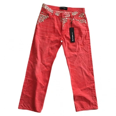 Pre-owned The Kooples Large Jeans In Red
