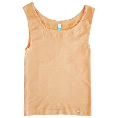 Pre-owned Wolford Orange Cotton Top