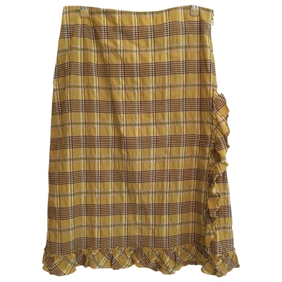 Pre-owned Sonia Rykiel Skirt In Yellow