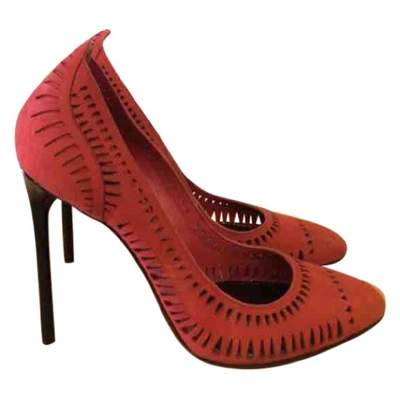 Pre-owned Tom Ford Heels In Red