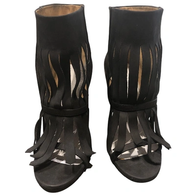 Pre-owned Maison Margiela Boots In Black