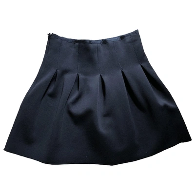 Pre-owned Alexander Wang T Mini Skirt In Black