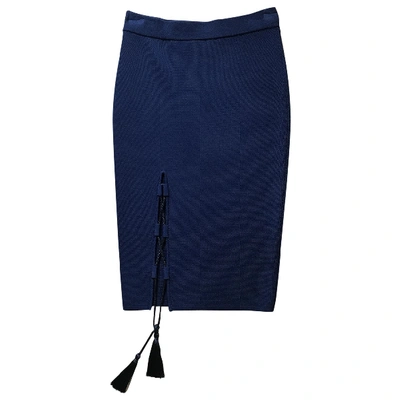 Pre-owned Jonathan Simkhai Mid-length Skirt In Blue
