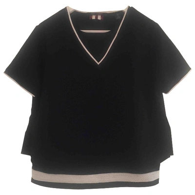 Pre-owned Scotch & Soda Black Polyester Top
