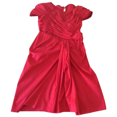 Pre-owned Prada Mid-length Dress In Red