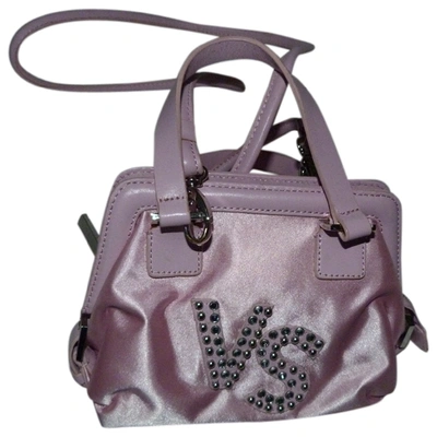 Pre-owned Versus Cloth Handbag In Pink