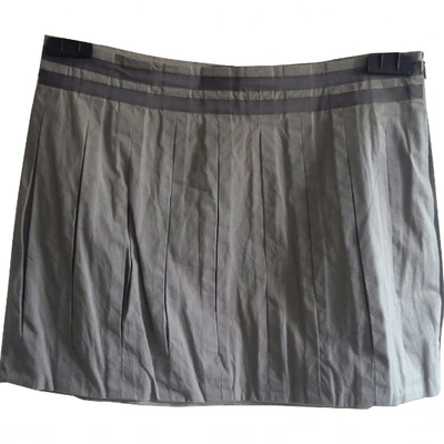 Pre-owned Mauro Grifoni Mini Skirt In Grey
