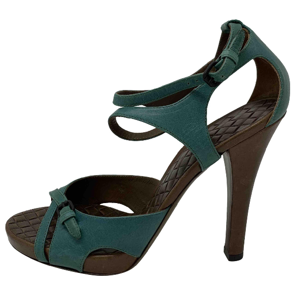 bottega veneta green heels