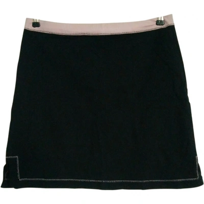Pre-owned Philosophy Di Alberta Ferretti Mini Skirt In Black
