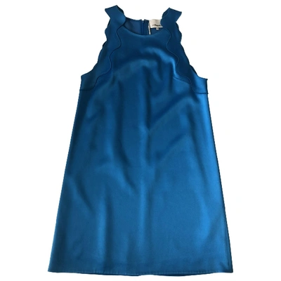Pre-owned 3.1 Phillip Lim / フィリップ リム Silk Mini Dress In Blue