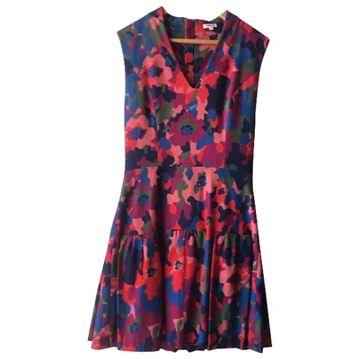 Pre-owned Manoush Wool Mid-length Dress In Multicolour