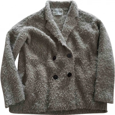 Pre-owned Ottod'ame Wool Jacket In Beige