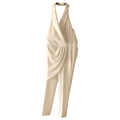 Pre-owned Haute Hippie Jumpsuit In White