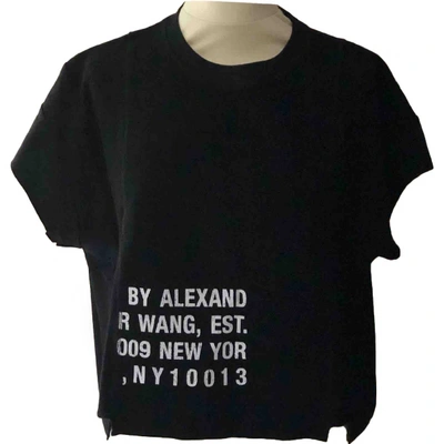 Pre-owned Alexander Wang T Black Cotton Top