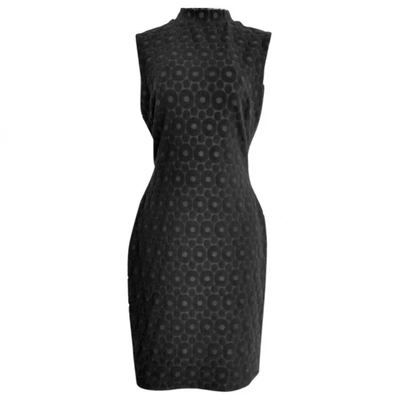 Pre-owned Reiss Mid-length Dress In Black