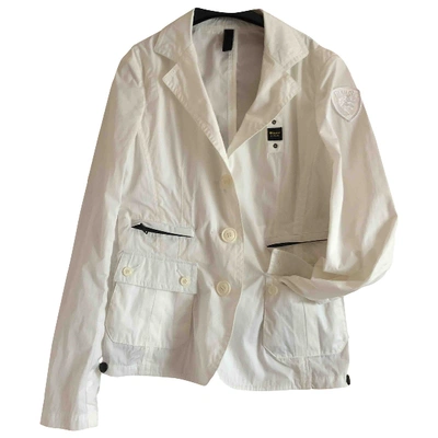 Pre-owned Blauer Short Vest In White