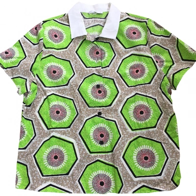 Pre-owned Carven Green Cotton Top