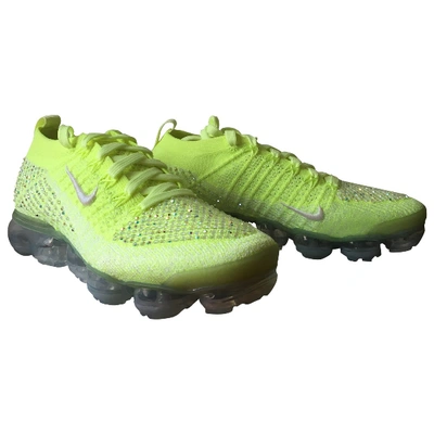 Pre-owned Nike Air Vapormax Trainers In Yellow