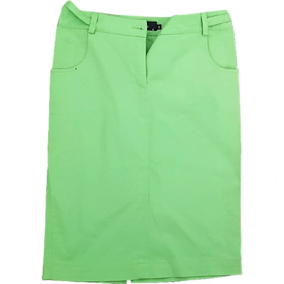 Pre-owned Fay Mid-length Skirt In Green