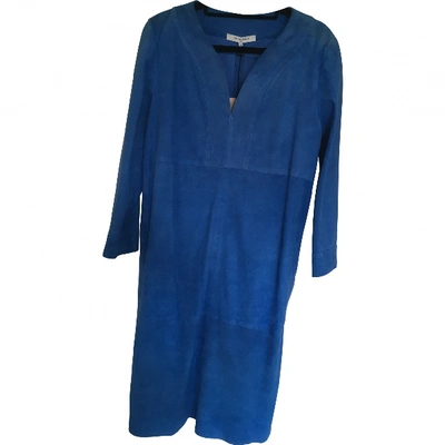 Pre-owned Gerard Darel Mid-length Dress In Blue