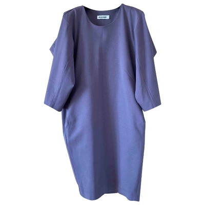 Pre-owned Jil Sander Mid-length Dress In Purple