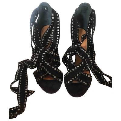 Pre-owned Isabel Marant Sandals In Black