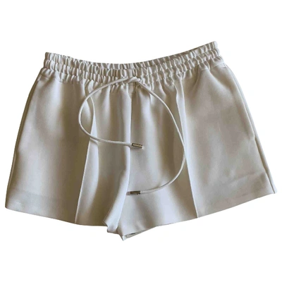 Pre-owned Givenchy White Viscose Shorts