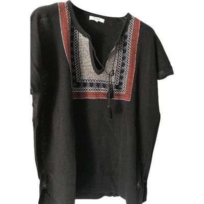 Pre-owned Madewell Linen Blouse In Black