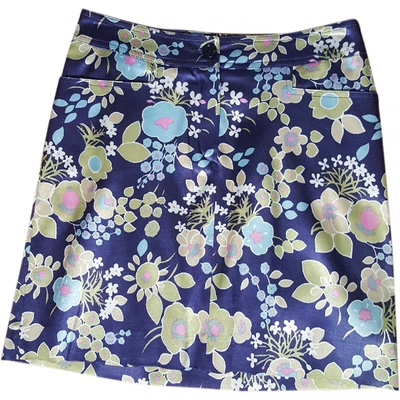 Pre-owned Ter Et Bantine Mini Skirt In Multicolour