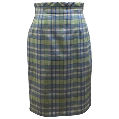 Pre-owned Escada Mid-length Skirt In Blue