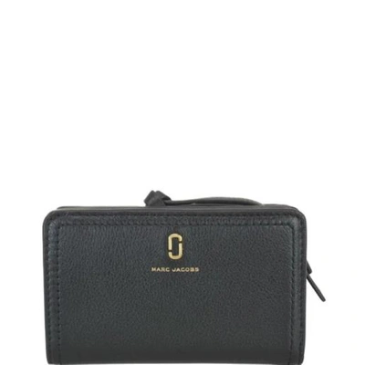 Marc Jacobs Softshot Compact Wallet In Black