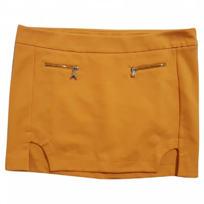 Pre-owned Patrizia Pepe Mini Skirt In Orange
