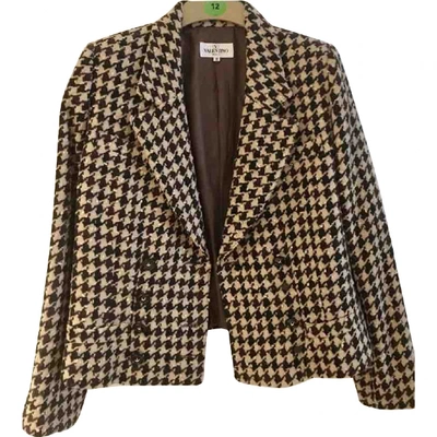Pre-owned Valentino Wool Jacket In Pattern