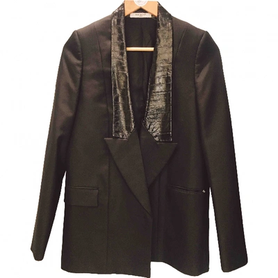 Pre-owned Givenchy Wool Blazer In Black