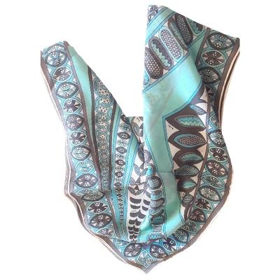 Pre-owned Emilio Pucci Silk Handkerchief In Multicolour