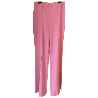 Pre-owned Alice And Olivia Trousers In Pink