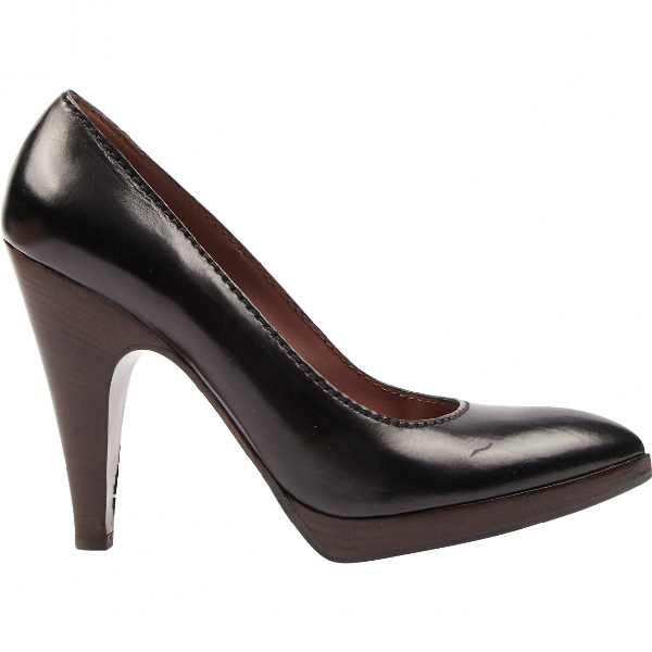 miu miu black platform heels