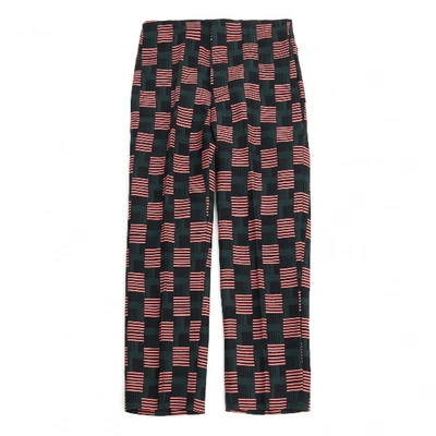 Pre-owned Marni Wool Large Pants In Multicolour
