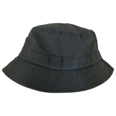 Pre-owned Barbour Hat In Blue