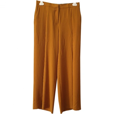 Pre-owned Ottod'ame Large Pants In Yellow