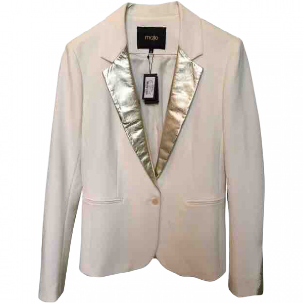 maje white jacket