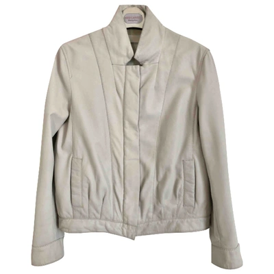 Pre-owned Zadig & Voltaire White Leather Jacket