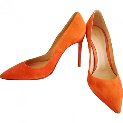 Pre-owned Gianvito Rossi Gianvito Heels In Orange