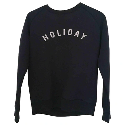 Pre-owned Holiday Navy Cotton Knitwear