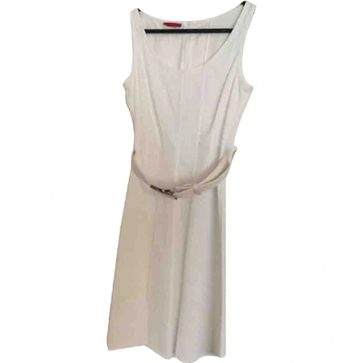 Pre-owned Prada Dress In White