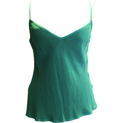 Pre-owned Marella Silk Camisole In Turquoise