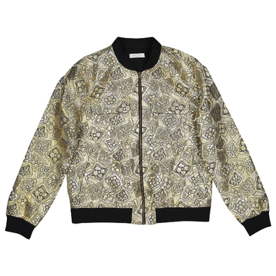 Pre-owned Equipment Jacket In Gold