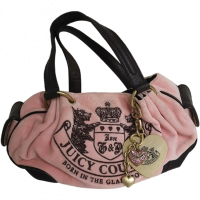 Juicy couture 2025 handbags pink velour