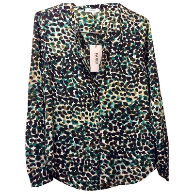 Pre-owned Nicole Farhi Green Polyester Top
